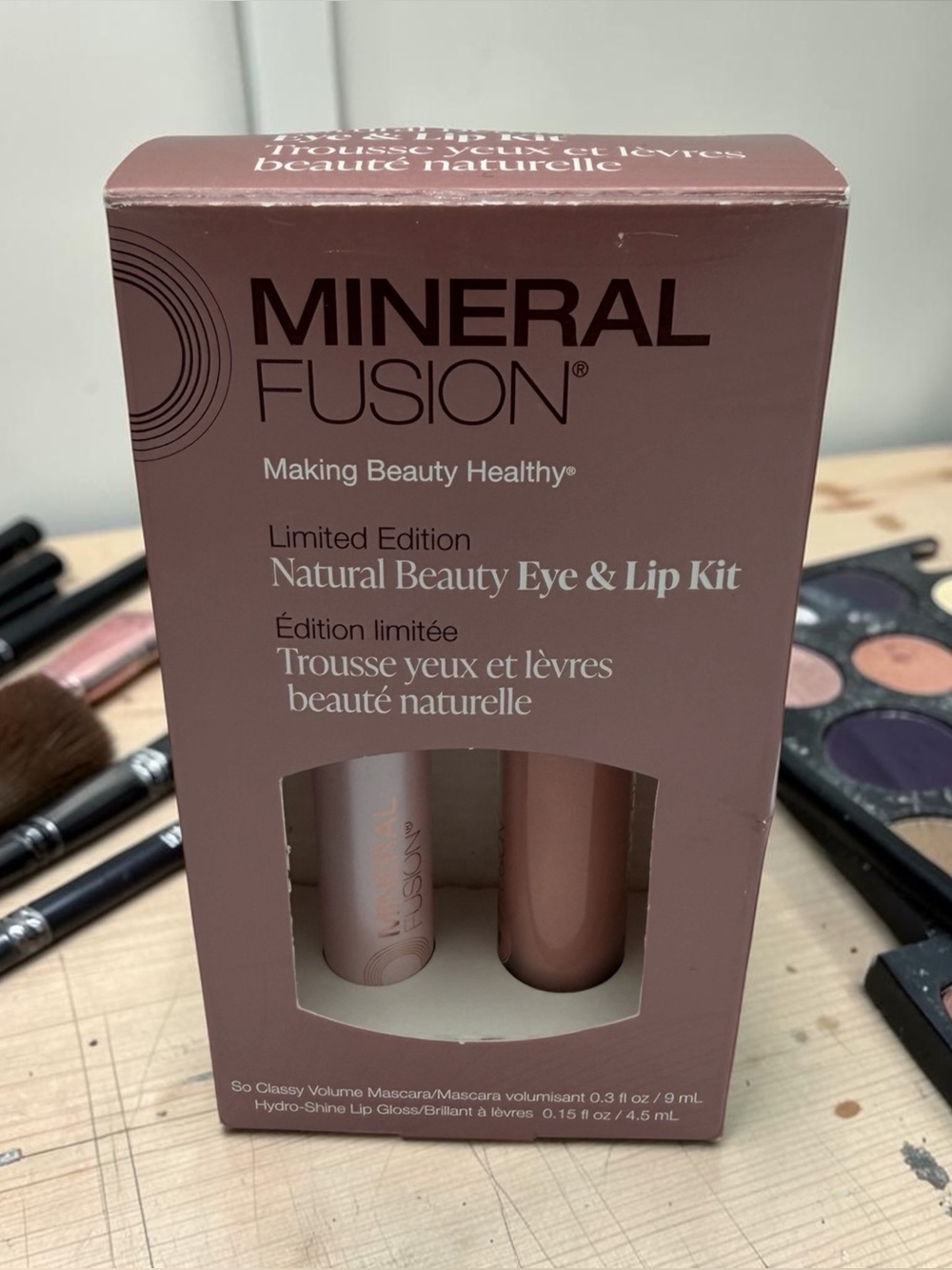 Mineral Fusion Natural Beauty Eye & Lip Kit - Nude Pink